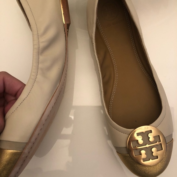 Tory Burch Mini cap-toe ballet flats - Picture 4 of 7